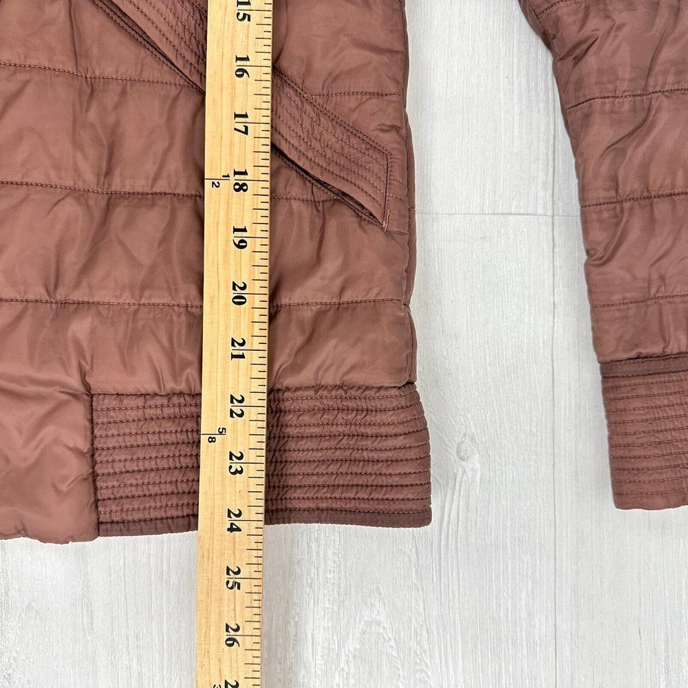 Lululemon The Bomb Bomber‎ Reversible Jacket Women Size 4 Bark Berry Rose Pink - Picture 16 of 16